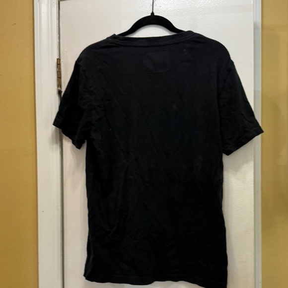 Aeropostale Vintage Black Tee with Blue and White Graphic! EUC - Picture 4 of 5
